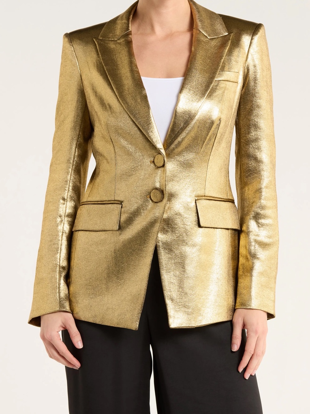 Veronica Beard Izara Dickey Gold Blazer 4 NWOT
